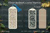 Flower Bookmarks Layered Papercut SVG