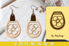 Flower Earring Laser Cut SVG Bundle