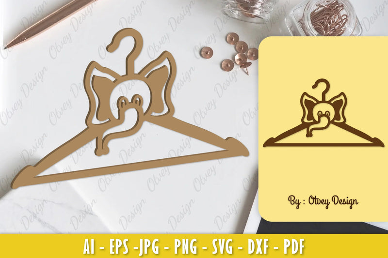 Baby Animals Hanger Laser Cut SVG Bundle 9 - CraftNest - Digital Crafting and Art