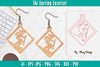 Ski Earring Laser Cut SVG Bundle