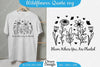 Wildflowers Quote Motivational Sayings SVG Bundle