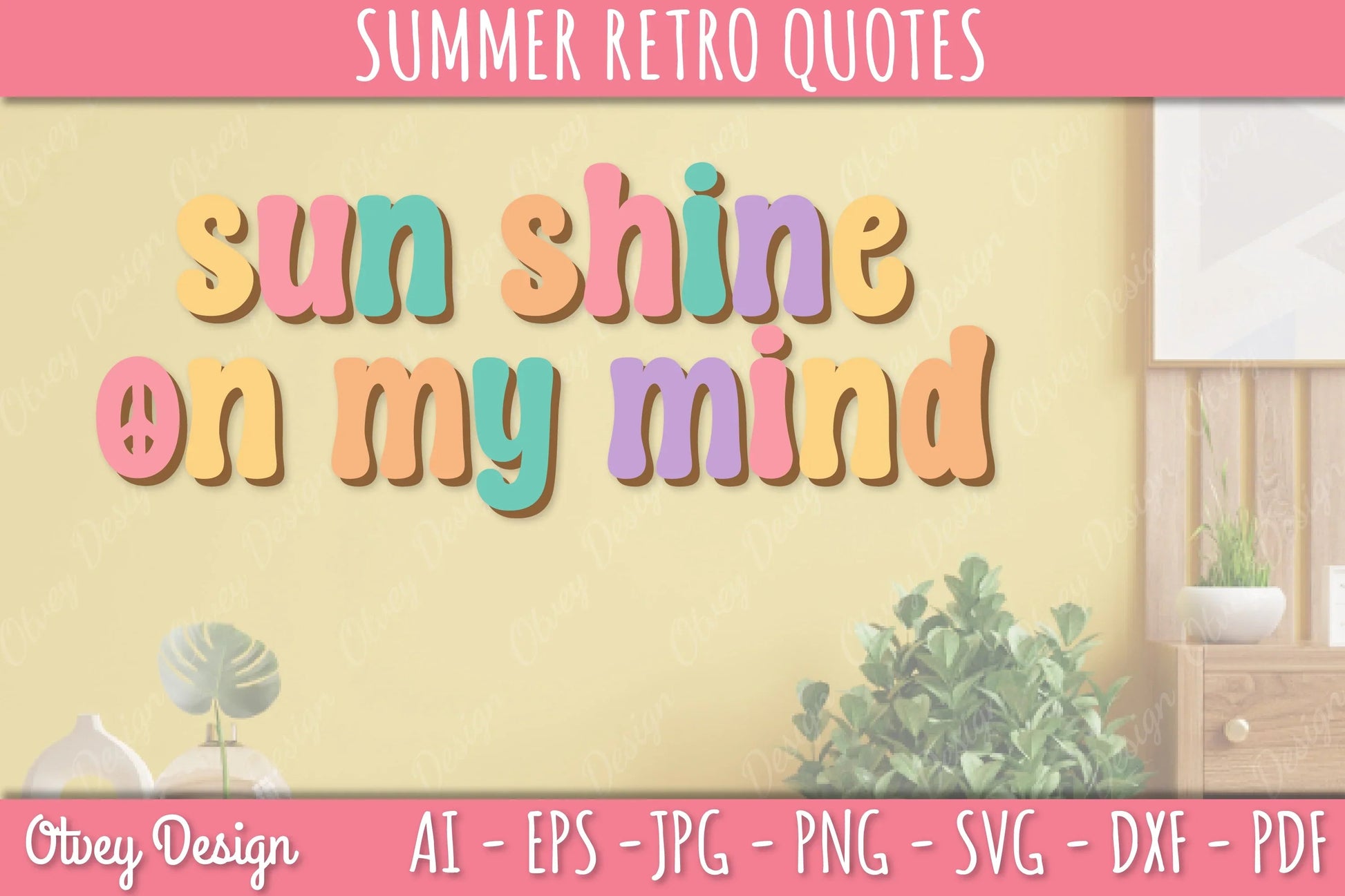 Summer Retro Quotes SVG Bundle - CraftNest - Digital Crafting and Art