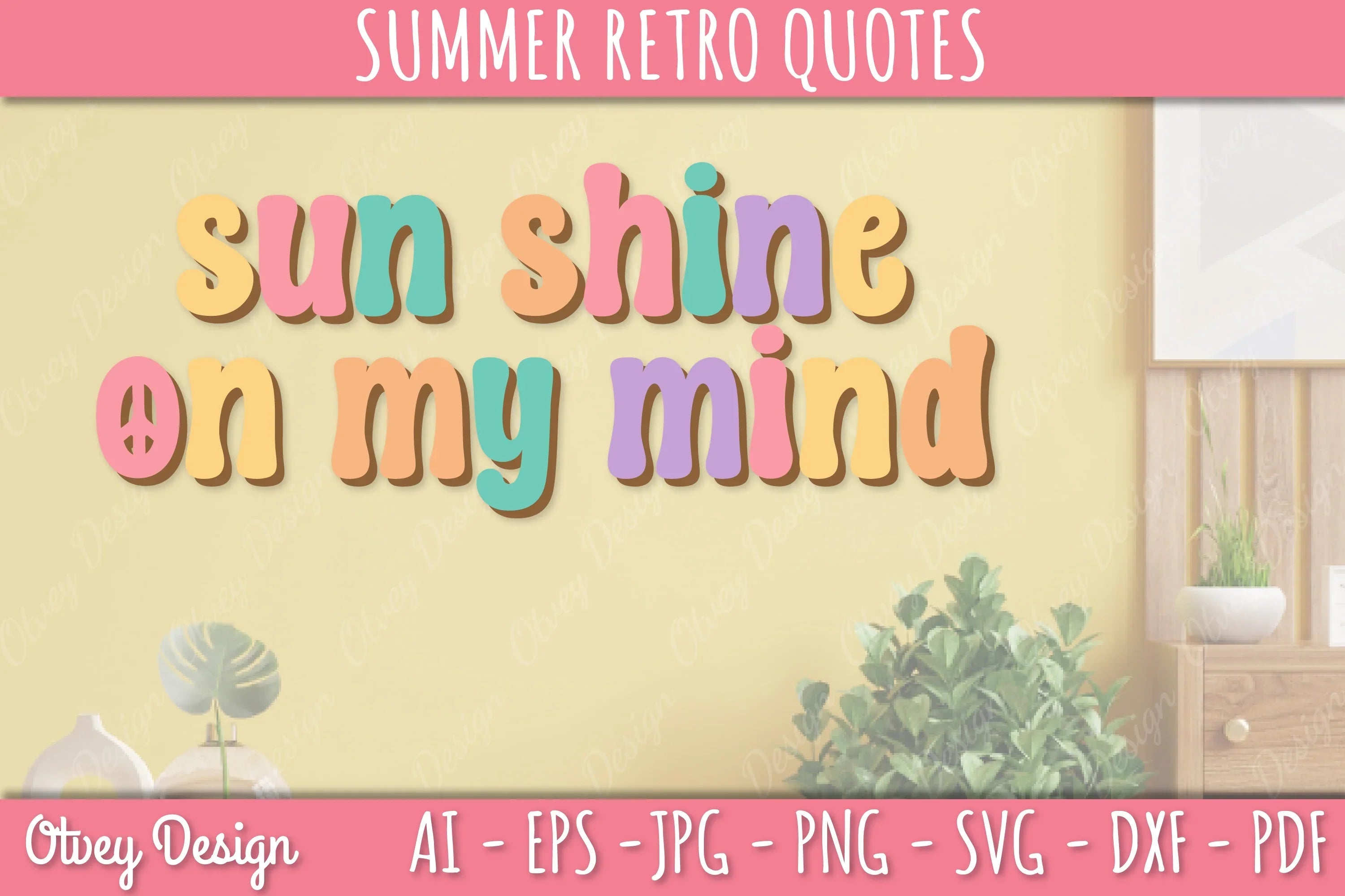 Summer Retro Quotes SVG Bundle - CraftNest - Digital Crafting and Art