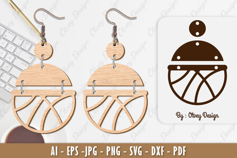 Ball Earring SVG Bundle 14 - CraftNest - Digital Crafting and Art