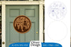 Snowman Round Door Ornament Lasercut SVG Bundle