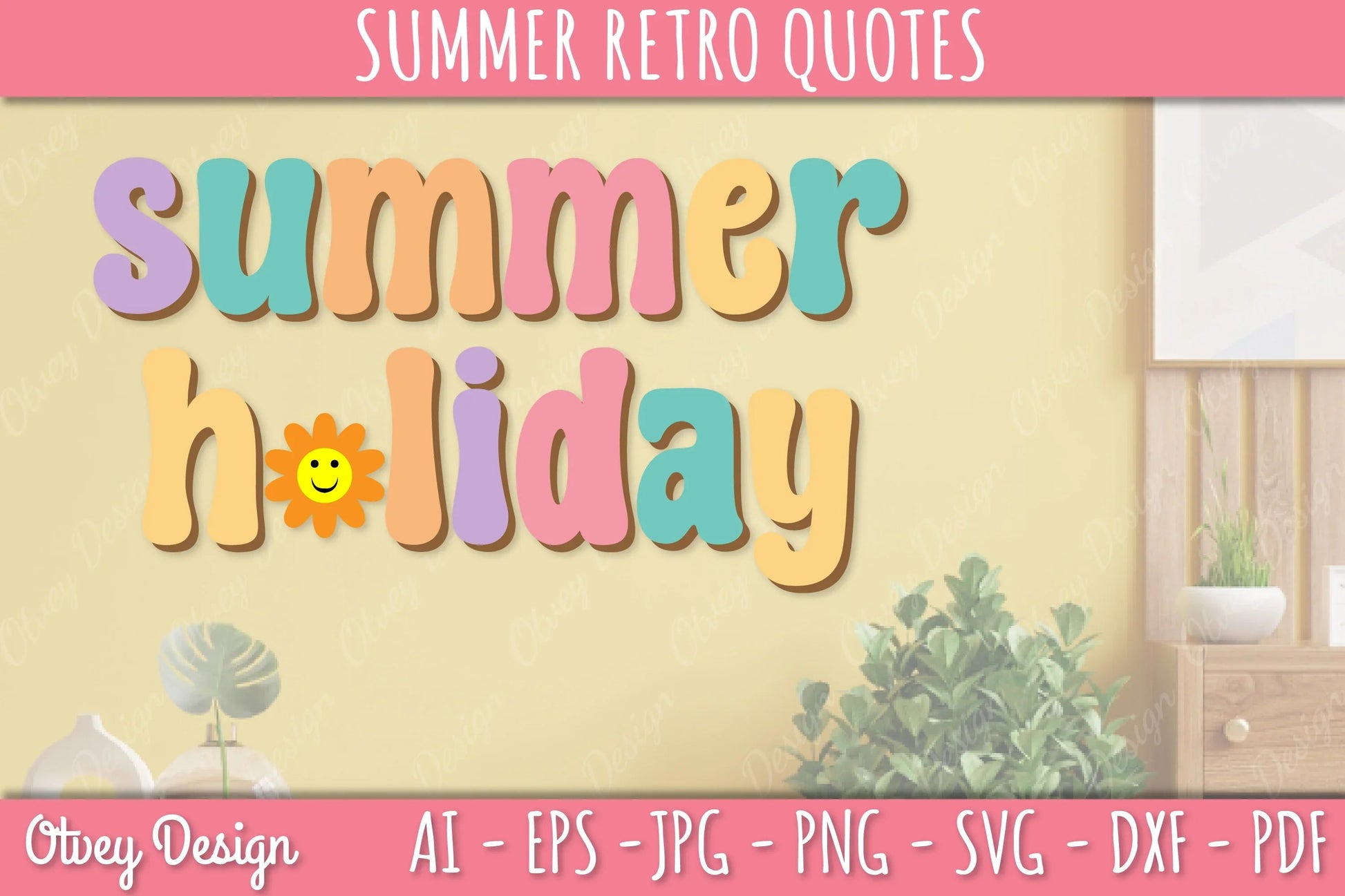 Summer Retro Quotes SVG Bundle - CraftNest - Digital Crafting and Art