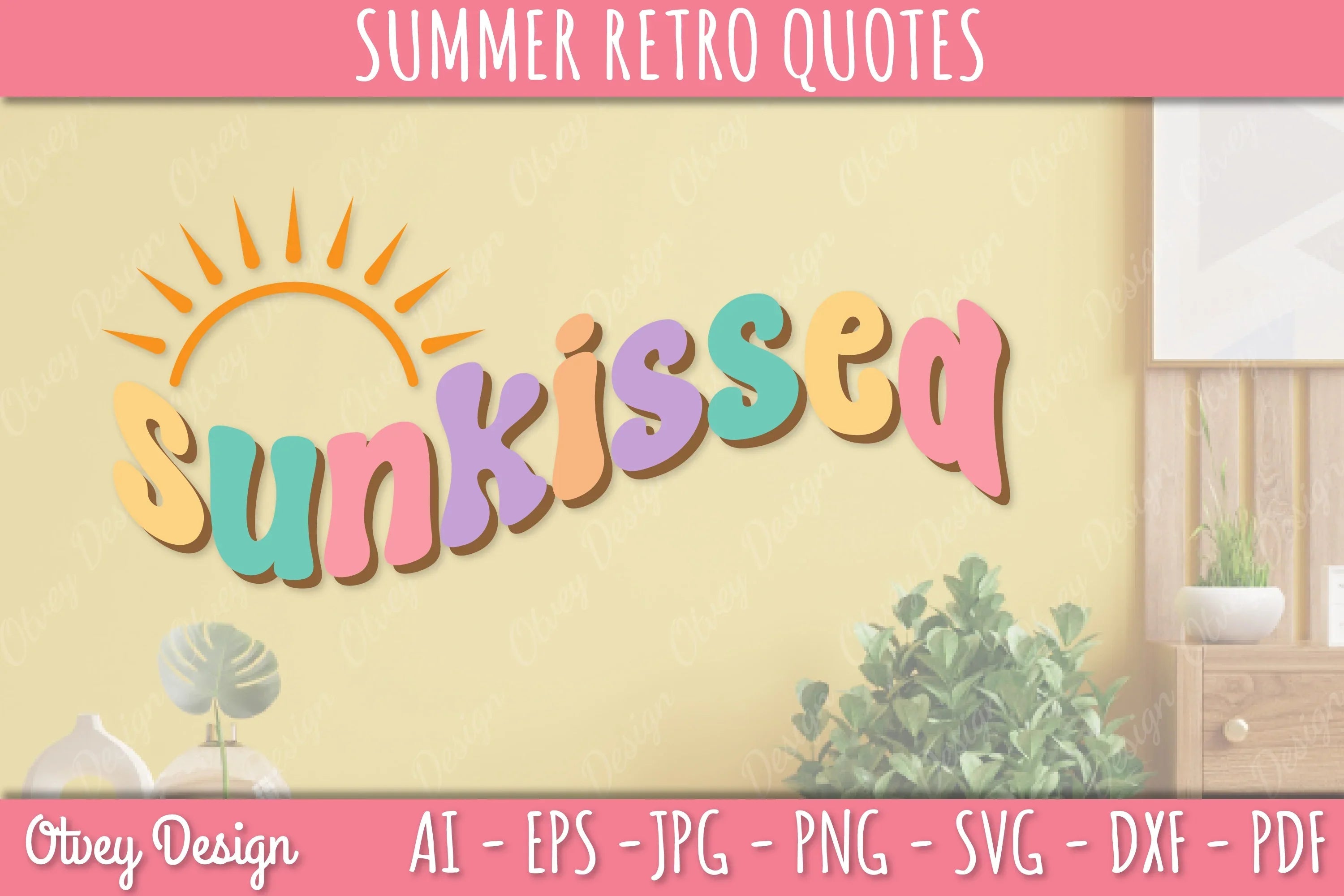 Summer Retro Quotes SVG Bundle - CraftNest - Digital Crafting and Art