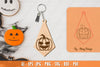 Halloween Keychain Laser Cut SVG Bundle
