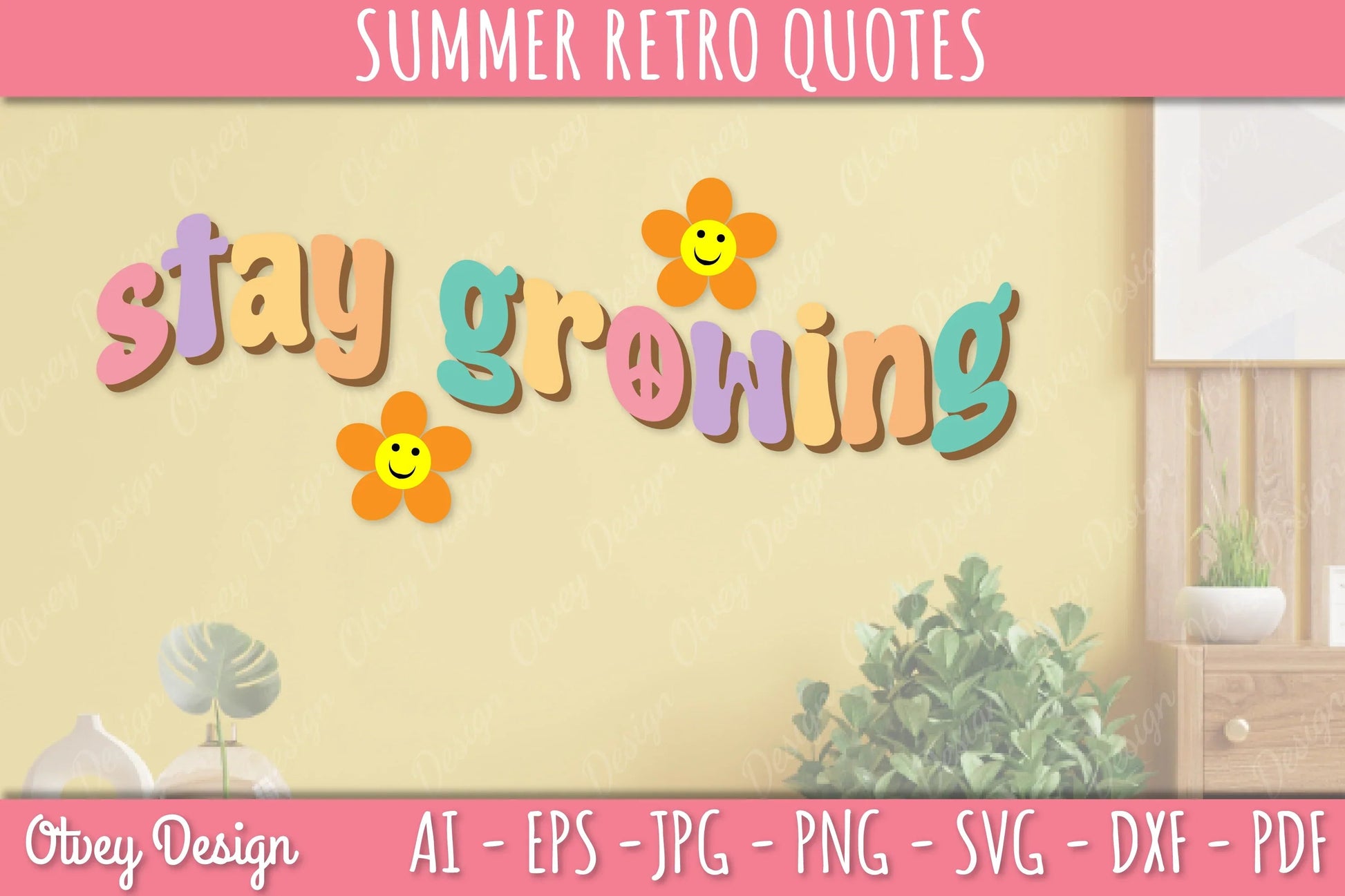 Summer Retro Quotes SVG Bundle - CraftNest - Digital Crafting and Art