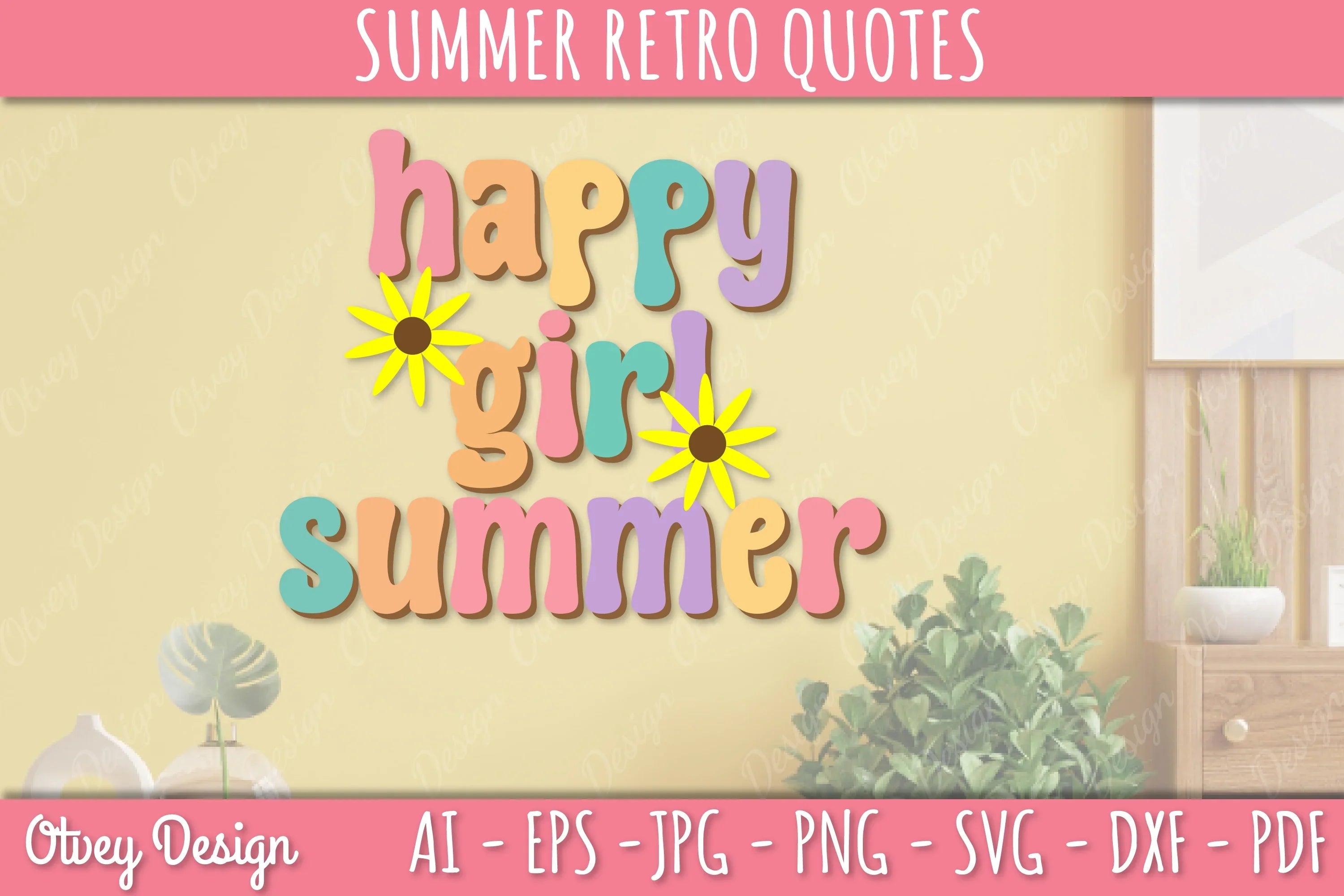 Summer Retro Quotes SVG Bundle - CraftNest - Digital Crafting and Art