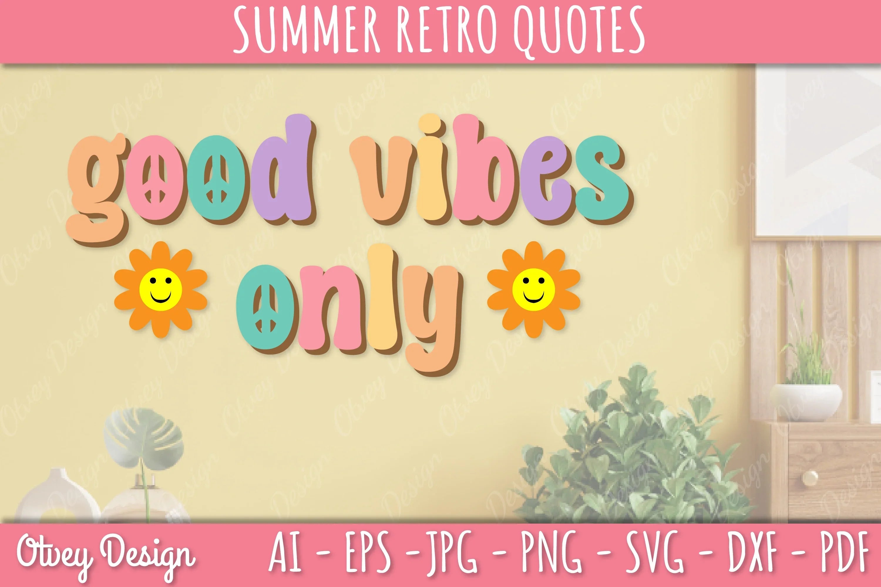 Summer Retro Quotes SVG Bundle - CraftNest - Digital Crafting and Art