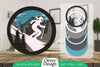 Ski Scene 3D Layered Lasercut SVG Bundle