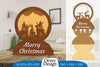 Christmas Deer Lasercut SVG Bundle
