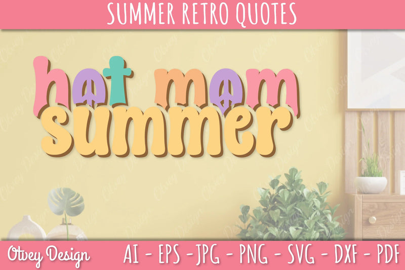 Summer Retro Quotes SVG Bundle - CraftNest - Digital Crafting and Art