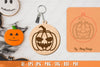 Halloween Keychain Laser Cut SVG Bundle