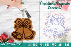 Christmas Keychain Lasercut SVG Bundle - CraftNest - Digital Crafting and Art