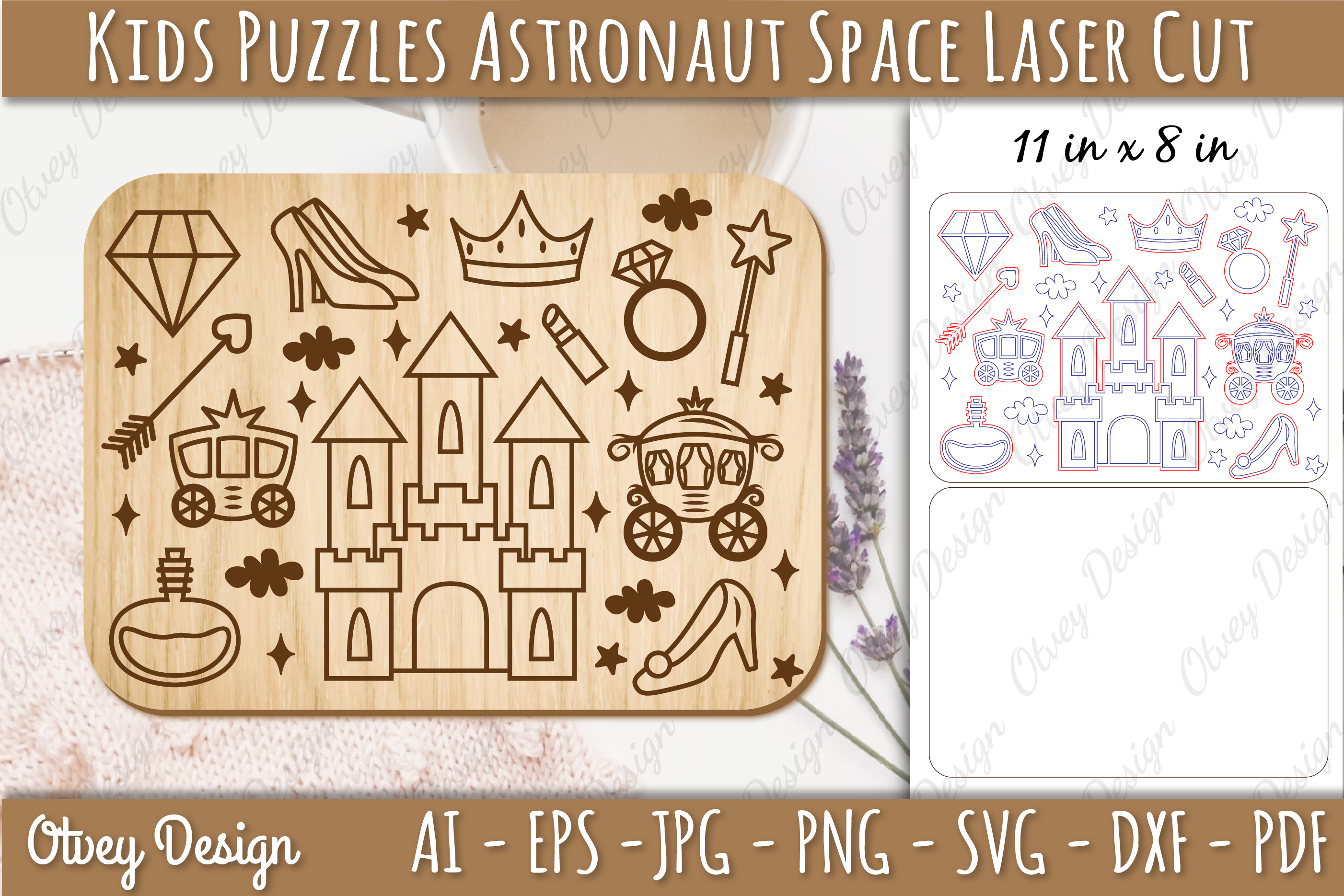 Kids Castle Educational Puzzles SVG Bundle