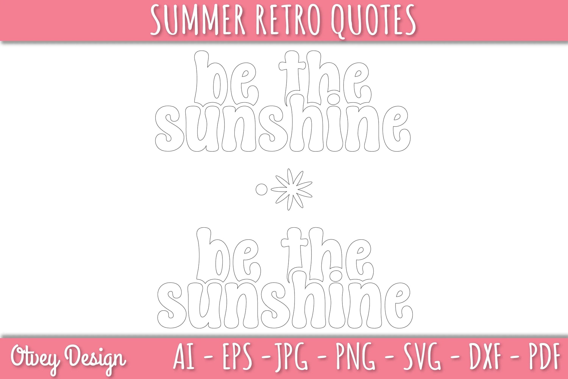 Summer Retro Quotes SVG Bundle - CraftNest - Digital Crafting and Art