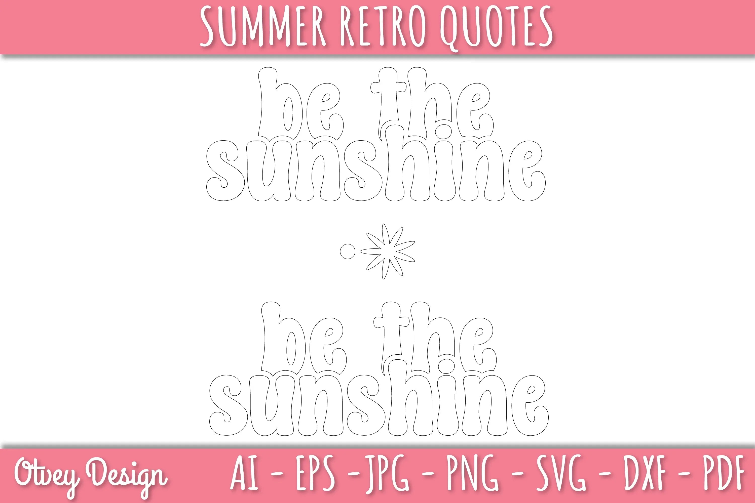 Summer Retro Quotes SVG Bundle - CraftNest - Digital Crafting and Art