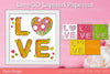 Love D Layered Papercut SVG Bundle