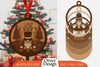Christmas Gnome Ornament Lasercut SVG Bundle