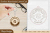 Zodiac Keychain SVG Bundle Collection