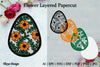 Flower D Layered Papercut SVG Bundle