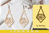 Flower Earring Laser Cut SVG Bundle