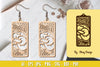 Flower Earring Laser Cut SVG Bundle