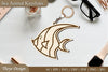 Cute Sea Animal Keychain SVG