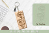 Flower Keychain Laser Cut SVG Bundle