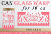 Happy Easter Day 16oz Can Glass Wrap SVG Bundle