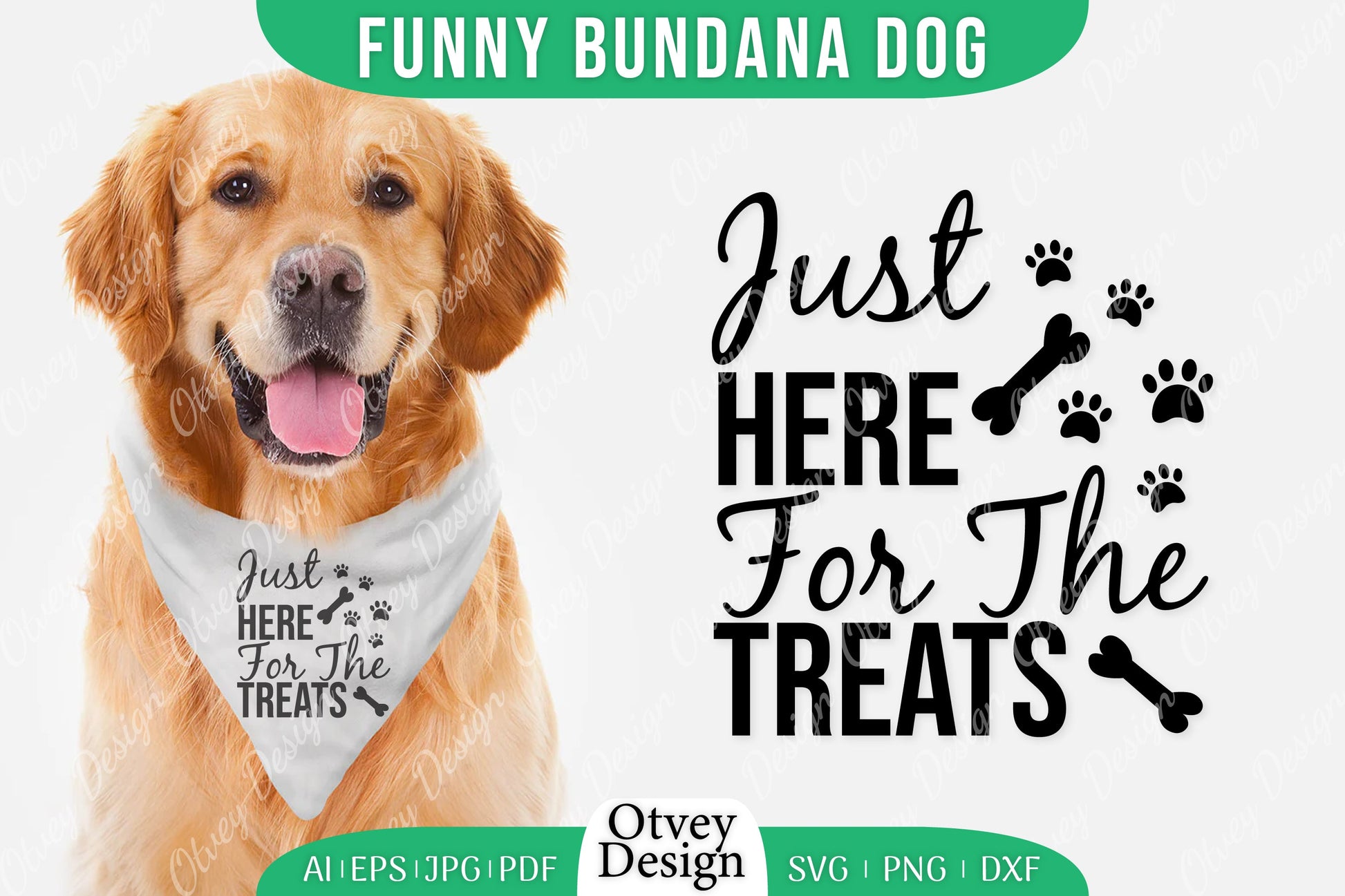 Funny Dog Bandana SVG Bundle 15 - CraftNest - Digital Crafting and Art