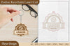 Zodiac Keychain SVG Bundle