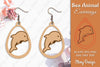 Earring Sea Animal Laser Cut SVG Bundle