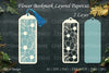 Flower Bookmarks Layered Papercut SVG