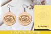 Flower Earring Laser Cut SVG Bundle