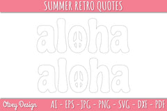 Summer Retro Quotes SVG Bundle - CraftNest - Digital Crafting and Art