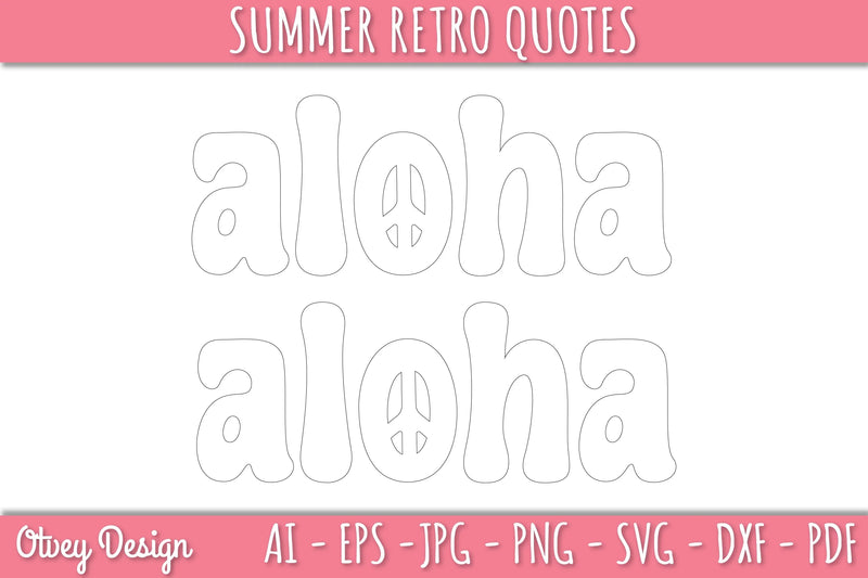 Summer Retro Quotes SVG Bundle - CraftNest - Digital Crafting and Art