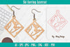 Ski Earring Laser Cut SVG Bundle