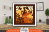 Fairy 3D Shadowbox Layered SVG Bundle