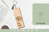 Flower Keychain Laser Cut SVG Bundle