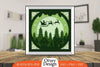 Christmas Scene Layered Papercut SVG Bundle