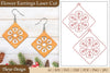 Earrings Lasercut Flower SVG Bundle