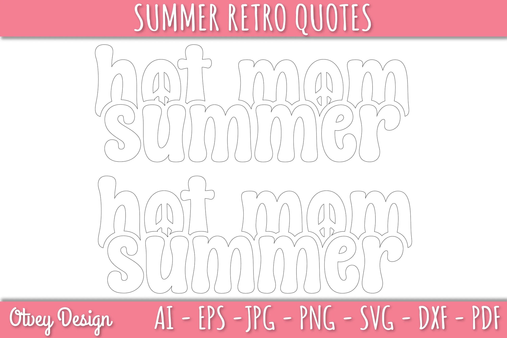 Summer Retro Quotes SVG Bundle - CraftNest - Digital Crafting and Art