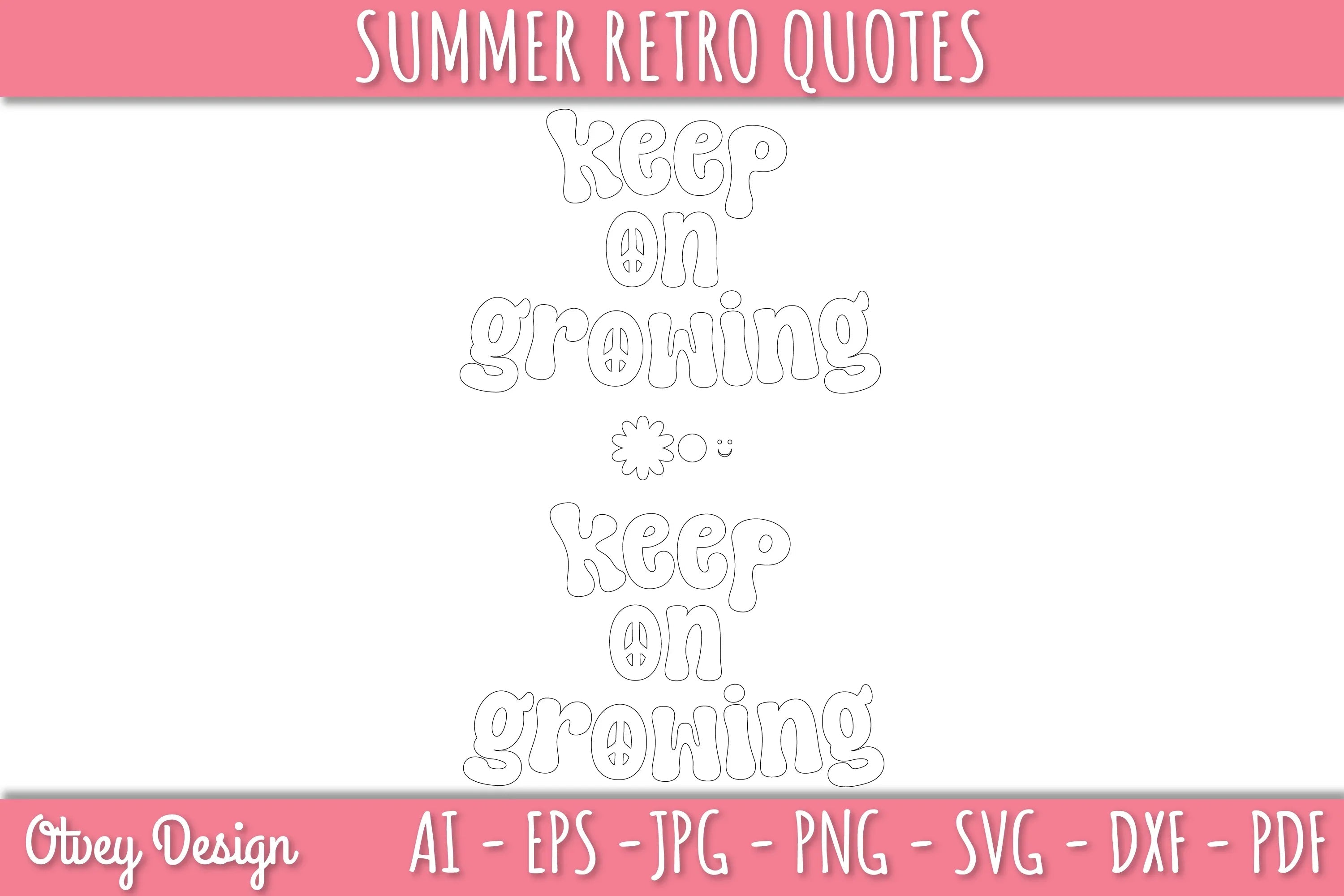 Summer Retro Quotes SVG Bundle - CraftNest - Digital Crafting and Art