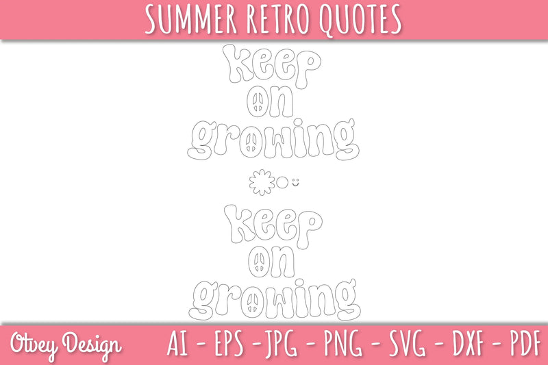 Summer Retro Quotes SVG Bundle - CraftNest - Digital Crafting and Art