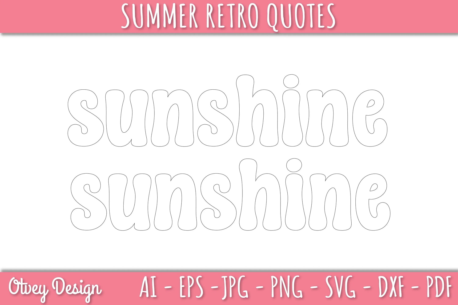 Summer Retro Quotes SVG Bundle - CraftNest - Digital Crafting and Art