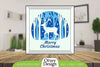 Merry Christmas Deer 3D Shadow Box Papercut SVG Bundle
