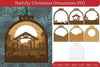 Nativity Christmas Ornament SVG